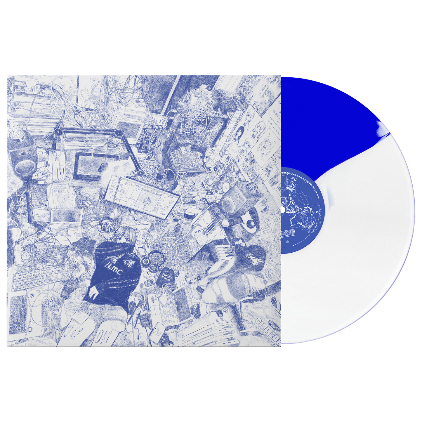 [ dA - 022 ] Ninajirachi - “I Love My Computer“ Vinyl- Blue + White Variant