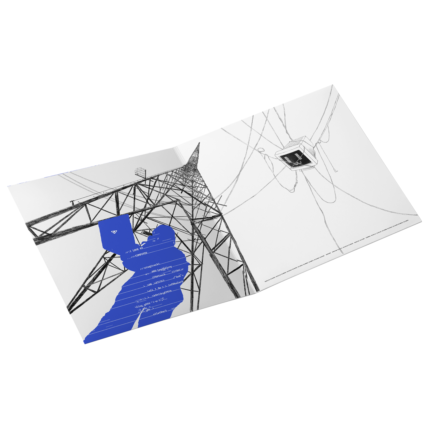 [ dA - 022 ] Ninajirachi - “I Love My Computer“ Vinyl- Blue + White Variant